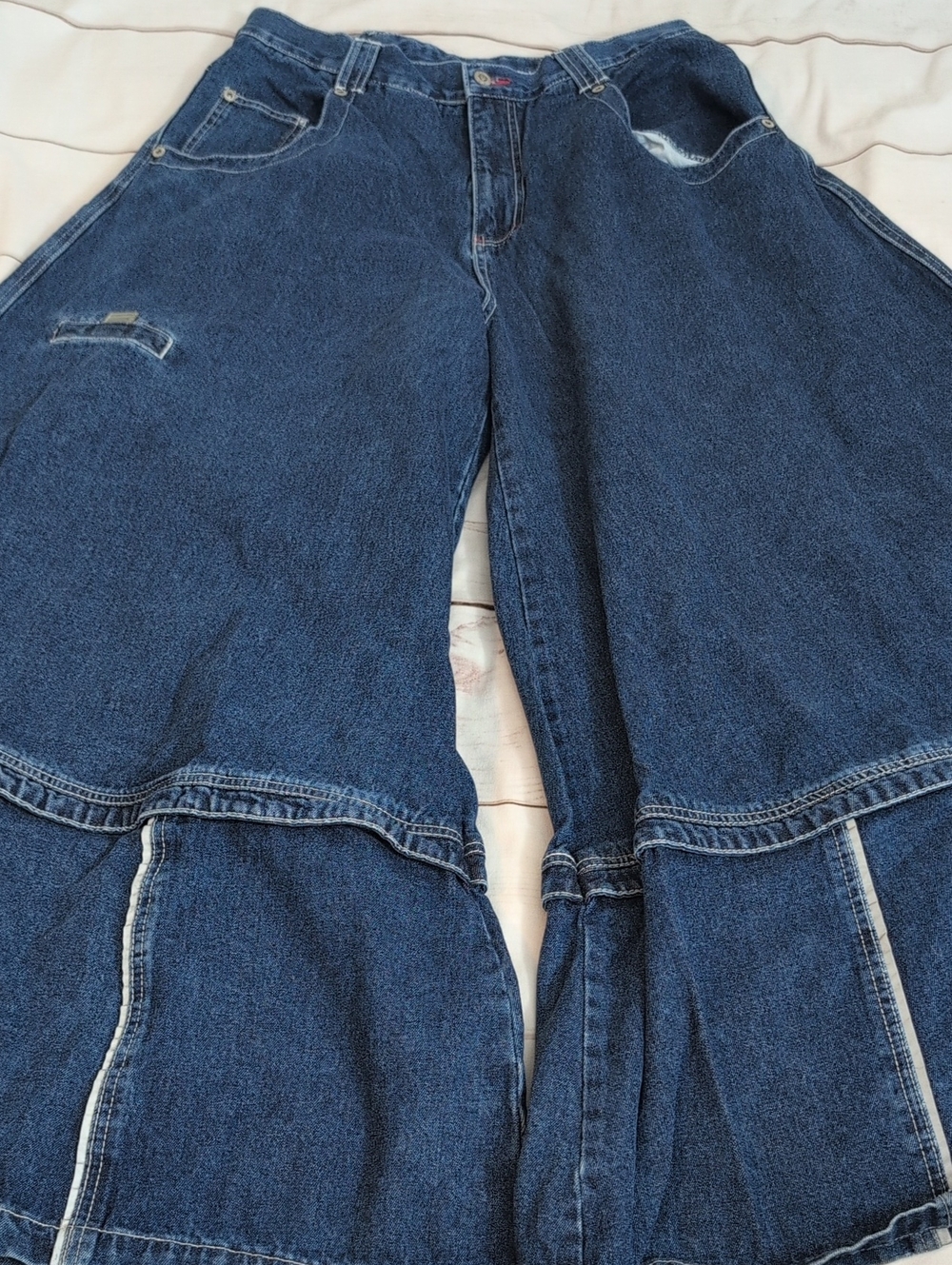 Vintage Kikwear Giant Rave Pants Super Rare Extremely Baggie size 36 Jnco Style